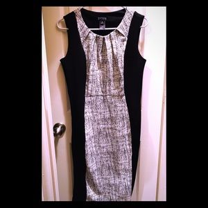 🔥Black and white classic dress